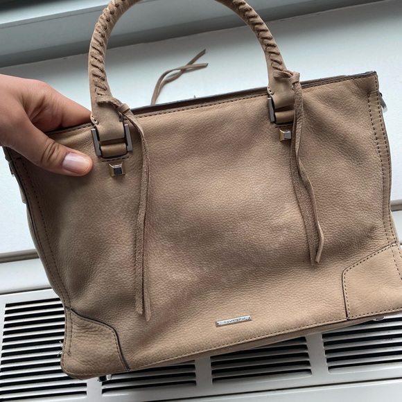 Rebecca Minkoff Regan Satchel Tote in Sandstone - Picture 2 of 5